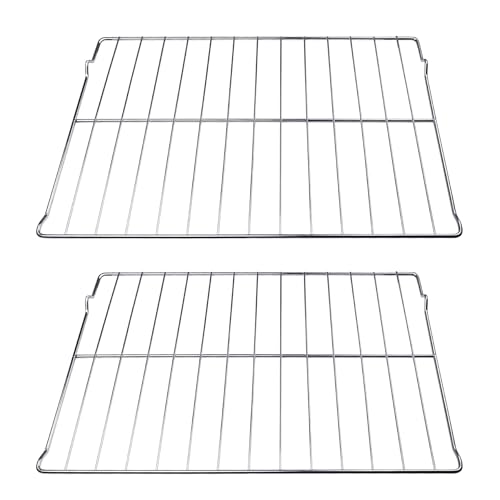 New Upgraded Evecad Range Oven Rack W10256908, fits for Whirlpool/Jenn-Air Range, Replaces W10138079, W10179196, 3195710,24 x 15-3/4 Inches, 2Packs