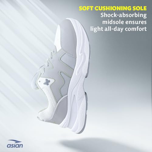 Image of ASIAN Aroma-11 Women's Sneakers | Trendy Lightweight Shoes for Women | Soft Arch Support, Grippy Outsole & Stylish Design for Casual, Travel & Everyday Style for Girls