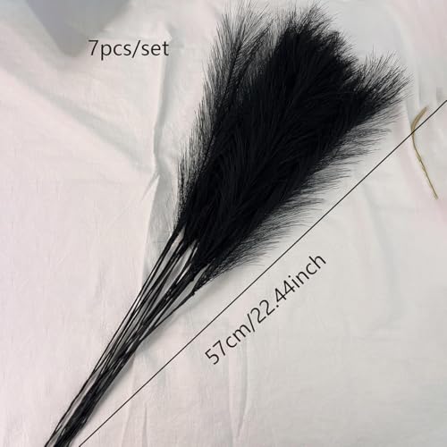 Pampas Grass Large 7pcs Fluffy Pampas Grass Decor Flower miniatura 4