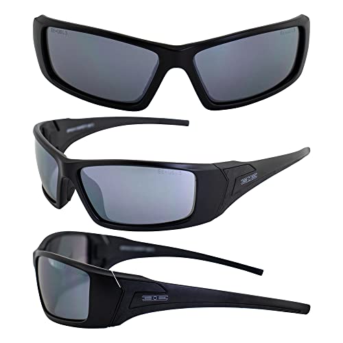 Epoch Eyewear Liberator Sport Sunglasses 2 Pair Black Frame w/Amber Lens & Black Frame/Smoke Lens2