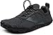WHITIN Men's Trail Running Shoes Minimalist Barefoot Five Fingers Wide Toe Box Size 11 Gym Workout Fitness Zero Drop Minimus Sneakers Grey 44