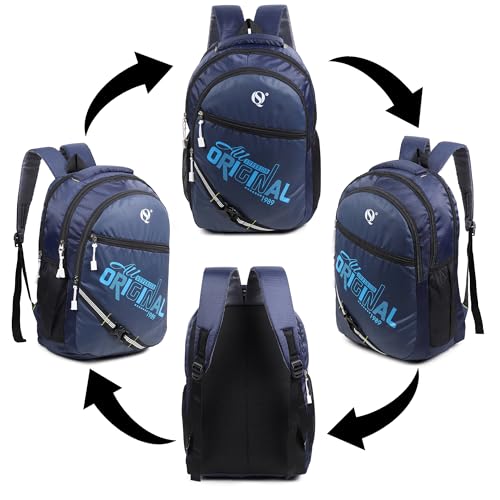 Image of Original Stylish 10L Lightweight Laptop Backpack for Office, College & Travel - Water-Resistant School Bag with Adjustable Shoulder Straps, Breathable Mesh Back Panel, Front Utility Pocket