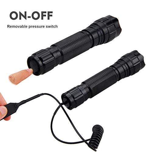 Potente Torcia LED Rossa 2 Pezzi: Luce Da Caccia A Lunga Distanza