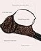 HSIA Minimizer Bras for Women Full Coverage Underwire Unlined Leopard Mesh Plus Size Convertible Bra for Big Busted Black 38DD