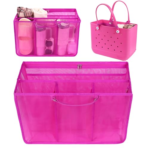 OUTXE Beach Bag Organizer Compatible with X Large Bogg Bag Accessories Inserts, Lightweight Mesh Insert Divider Pouch for Original XL Bogg Bags, Beach Tote Bags Insert for Organizing