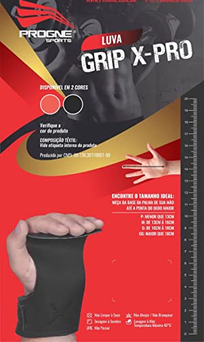 PROGNE SPORTS X-pro, Luvas Grip Adulto Unissex, Rosa (Pink), Médio