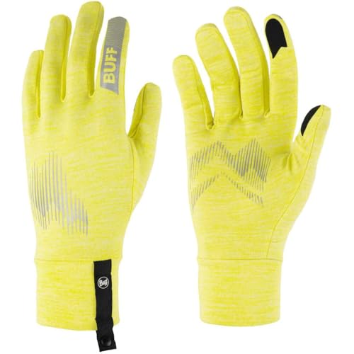 Gants DryFlx Buff Lime L unisexes pour la course à pied