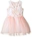 Pippa & Julie Girls' Pink and White Tutu Dress