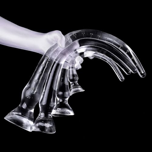 アナルプラグ シリコン 吸盤付き 柔らかい 透明 TPE製 あなるプラグ 目盛り付き Yemax 大人のオモチャ女性用 大人のおもちゃ アダルトグッズ男性用 アナル拡張 アナルグッズ 透明-M 40cm - 画像4