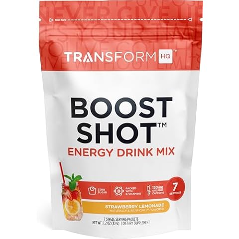 TransformHQ Boost Shot Powder Drink Stick Packets Cover