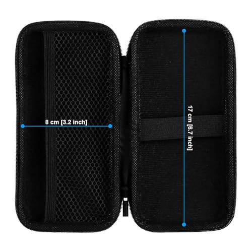 Image of iMangoo Travel Essential Electronics Organizer Charger Case Carrying Pouch | 6.5x3.2x1 inch Power Bank Tech Accessories Protective Storage Shockproof Portable Purse Men Women School Office Trips Must Have
