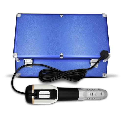 Generic Terahertz (THZ) Therapy Instrument, Terahertz Blower Device 2 Gear Temp Adjustable, Therapy Wand Promote Cells Regeneration and Relax Muscle, for Improve Sleep, Eliminate Fatigue