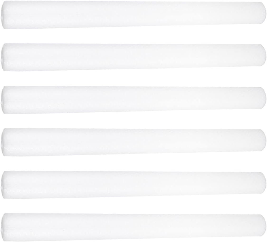 Garneck 6pcs Liners Non-Slip Mat for Cabinets Multi-Purpose Cushion White for Kitchen Bathroom and Home Organization