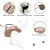 Tactical Cat Harness and Leash for Walking Escape Proof, Adjustable Cat Walking Jackets, Padded Stylish Cat Vest, Khaki, Large #3