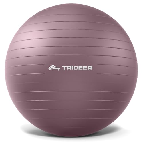 Trideer Exercise Ball Yoga Ball – Office Seating & Balance Ball Chair, Stability Ball for Pilates,...
