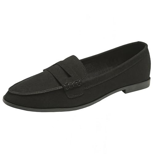 Image of Alpine Swiss Abby Womens Penny Loafers Runs Small Slip On Flats Comfortable Office Shoes