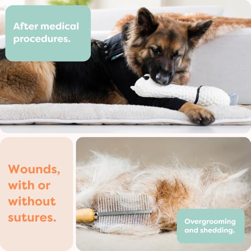 Suitical Recovery Sleeve Hund, L, Schwarz