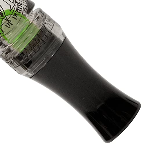 Zink Calls Of Death (Cod) Polycarbonate Hand-Tuned Short Reed Waterfowl Canada Goose Hunting Game Call - Power, Volume & Speed In One Call, Gun Smoke #TOP3
