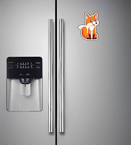 Image of Wooden Fox Kids Fridge Magnet Home Decor Kitchen Decoration Living Room Gift Multicolored