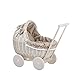Produktbild EIN Wagen, EIN Bett für Puppen aus Weide, Spielzeug aus Weide, Puppenwagen aus Weide, Korbpuppenwagen, Weidenwagen