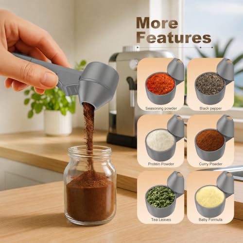 Coffee Scoop with Funnel for Ground Coffee & Protein Powder, 2 Tbsp - image 6