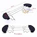JZK Toaster 2-Slice Warming Rack Croissant Warmer Rack, Foldable Toaster bun Warmer Replacement, bun Grill Toast Rack Bread Holder, bun Attachment for Toast