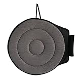 Conception antidérapante : doté d'une base de siège rotative ondulée, ce coussin reste fermement fixé tout en tournant librement avec le corps, grâce à son matériau antidérapant texturé.