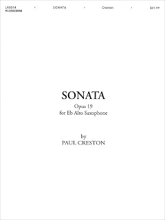 CRESTON Sonate Op.19 für Saxofon Mib und Klavier