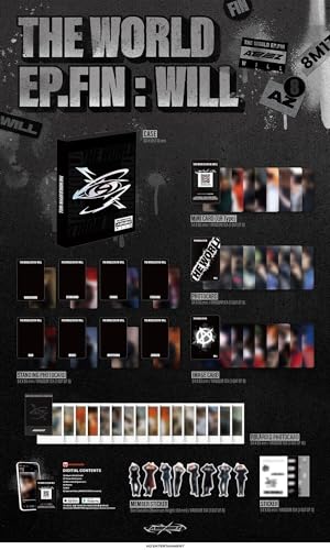 ATEEZ THE WORLD EP.FIN WILL Album K-POP Version Digitale Incluse