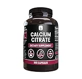 Pure Original Ingredients Calcium Citrate (365 Capsules), No Magnesium Or Rice Fillers, Always Pure, Lab Verified