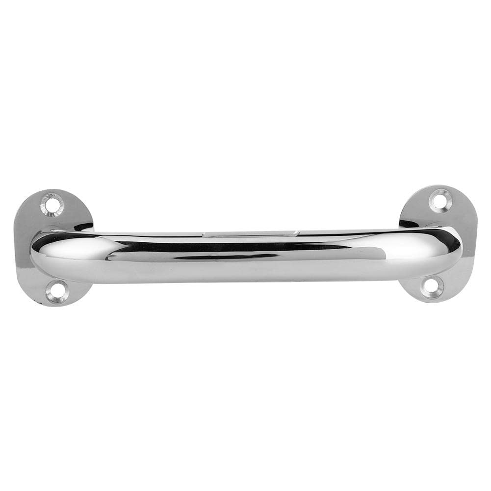 Main Courante de Bateau Polie en Acier Inoxydable Résistant à l'usure | 7.9in Edelstahl Grab Marine Handlauf Griff, Installation Facile, pour Environnements Marins et Salles de Bain, Argenté