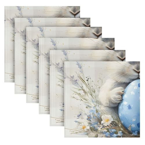 Servilletas de tela lavables pack x6 20x20 pulgadas miniatura 2