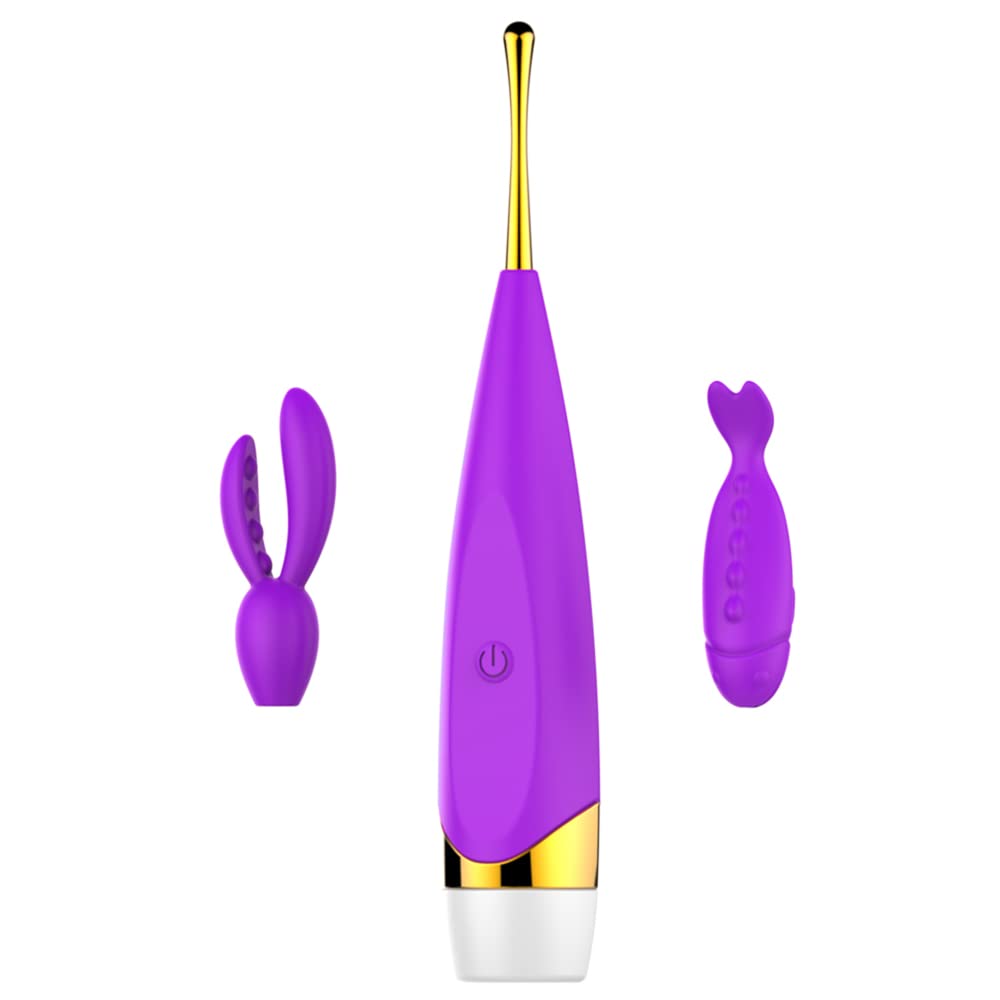 BeHorny Sex Toy Clitoris Vibrator, Rechargeable, Multi-Use and Changeable Heads