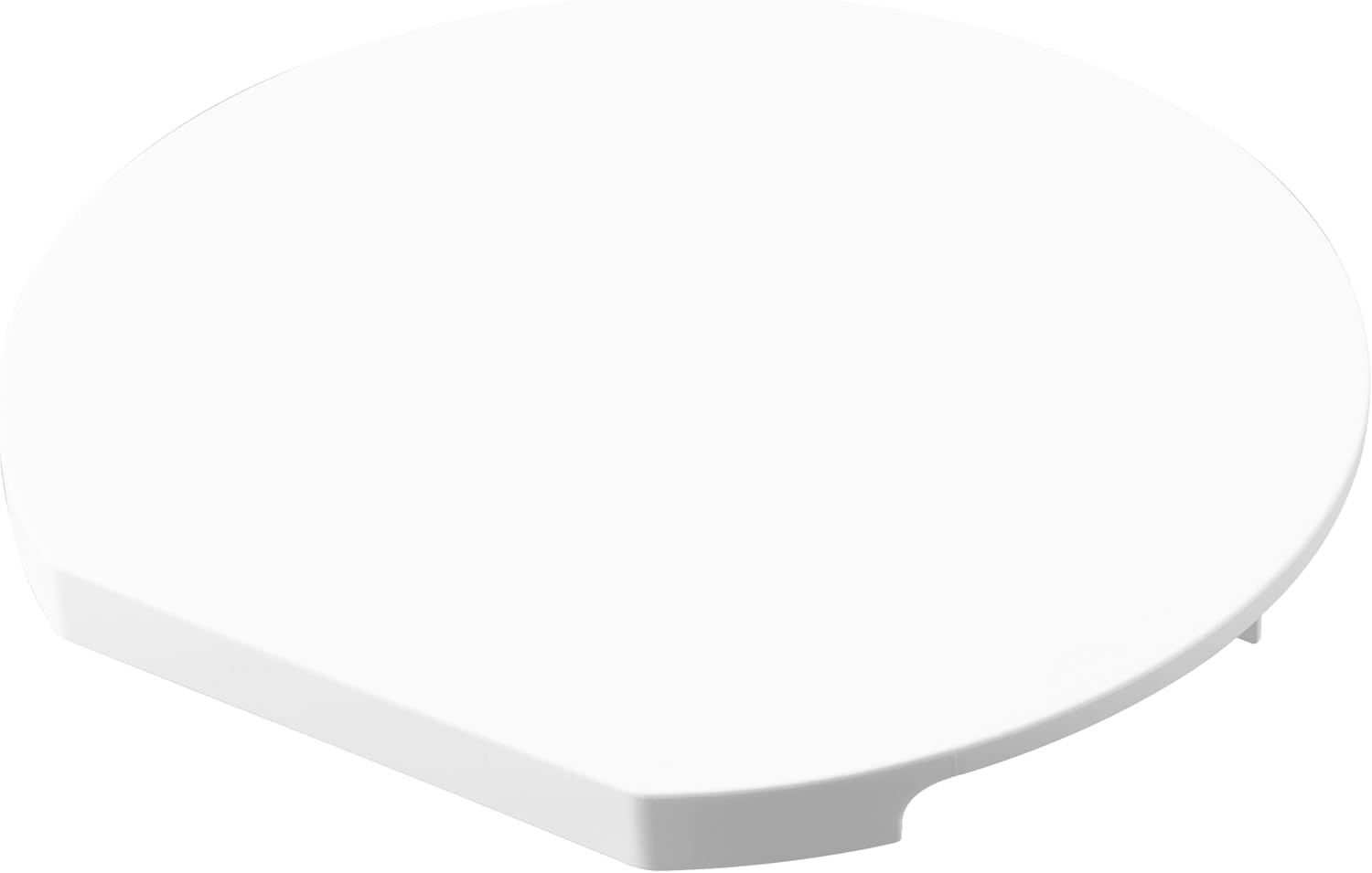 Yamazaki Home Tower Round Cutting Board - Magnetic Mounting, Dishwasher Safe, Non-Slip Surface - Ideal for Pizza and Ingredient Prep - Polypropylene