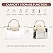 BOSTANTEN Clear Bag for Stadium Approved Small Crossbody Purse Handbags for Concerts Sports Events Nude