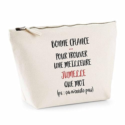 Trousse jumelle ça n'existe pas : pochette toilette maquillage