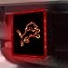 FANMATS NFL - Detroit Lions Light Up Hitch Cover | Black | Fits All 2 in. Class III hitches | Lion Primary Logo