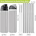 Metal Replacement Straws for Owala Water Bottle 24 oz 32 oz, Reusable Stainless Steel Straws 6 PCS With 2 Cleaning Brush Compatible With Owala Water Bottle