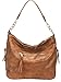 Laser Cut Bling Hobo fashion CCW Bag Faux Leather Concealed Carry Purse Brown