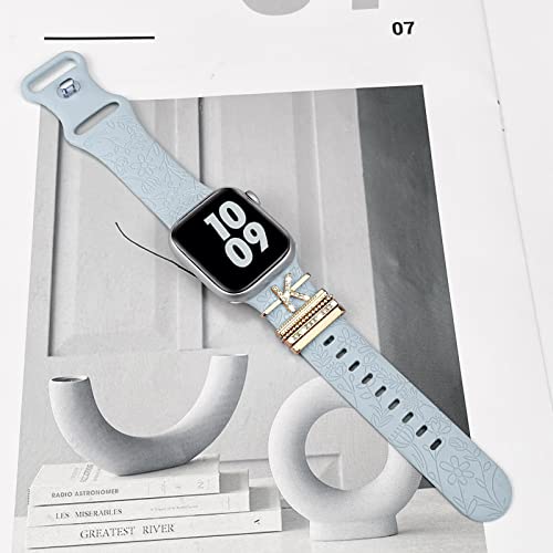 Kakurookie Metal Watch Band Charms, Decorative Rings with Vibrant Colors, Suitable for Apple Watch, Samsung, Fitbit, 20mm to 22mm Thickness