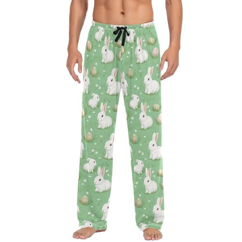 Pantalon de pyjama long doux homme s Rabbits : finis les réveils froids grâce aux poches