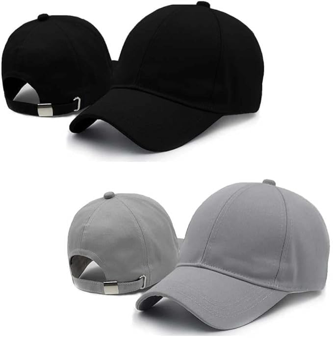 Brand A Combo Pack of 2 Acrylic Stylish Sport Inspire + Baseball.Cap for Men's and Boy's Cap (Pack of 2) Multicolour-image-34