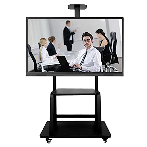 Soporte TV con ruedas y estante ajustable para TVs 40-75" miniatura 1
