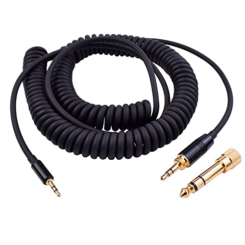 Sqrmekoko Upgrade Audio Cable Coiled Wire Compatible with Bose QC45 QC35 QC35II OE2 OE2i AE2 AE2i SoundTrue SoundlinkII Headsets