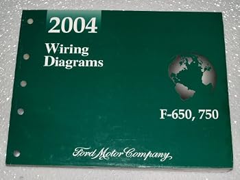 Paperback 2004 Ford F-650, 750 Wiring Diagrams Book