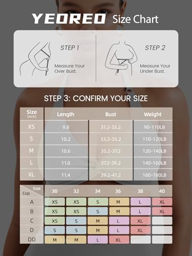 Image of YEOREO Halter Sports Bras for Women Low Impact Removable Padded Adjustable Deep V Bra Seamless Workout Gym Crop Tops