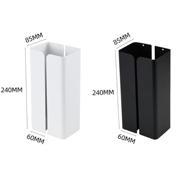 YYBD Magnetic Dryer Sheets Holder Dispenser for Laundry Room, Fabric Softener Sheet Container with Strong Magnet Backing, Wall Mountable Tissue Box for Kitchen Washer Dryer Refrigerator (Black) by YYBD - Image 2