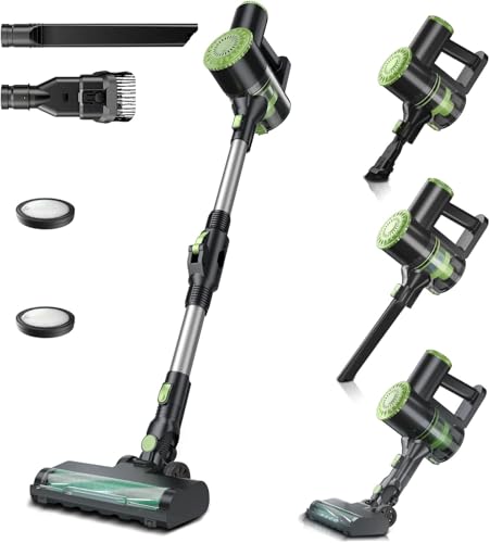 PRETTYCARELIFE 6-in-1 Cordless Vacuum