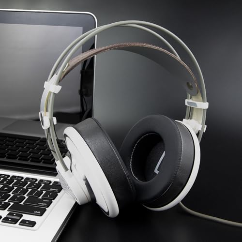 SOULWIT Cooling Gel Professional Repuesto Almohadillas para Auriculares AKG K701, K702, Q701, Q702, K601, K612, K712, Almohadillas con Tela Ice Silk, Espuma de Alta Densidad - Negro miniatura 3