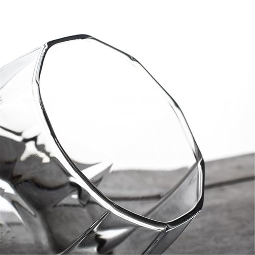 Vasos para beber whisky tipo vaso lowball de 12 oz transparentes 5